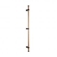 Sun Valley Bronze GH-WOAK-DWL-12 - 12'' White oak dowel grip handle. 10 5/8'' center-to-center.