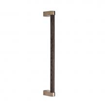 Sun Valley Bronze GH-WOAK-DWL-24 - 24'' White oak dowel grip handle. 22 5/8'' center-to-center.