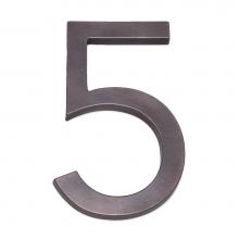 Sun Valley Bronze HNG-5 - 7'' Geo''s house number 5.