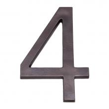 Sun Valley Bronze HNJ-4 - 7 1/4'' Jeff''s house number 4.