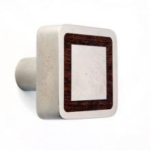 Sun Valley Bronze K-W330 - Square Flat Wood Inlay Knob