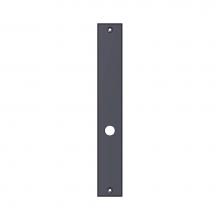 Sun Valley Bronze MP-N980 - 1 1/2'' x 10 1/2'' Novus plate w/profile cylinder cut out.
