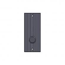 Sun Valley Bronze P-1406OH-MB-TPC/P-F1406OH-MB-TPC - 2 1/2'' x 6'' Corrugated mortise bolt plate w/turn piece.
