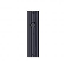 Sun Valley Bronze P-1410MB-ERC/P-F1410MB-ERC - 2 1/2'' x 10'' Corrugated mortise bolt plate w/emergency release cover.