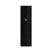 Sun Valley Bronze P-1913/P-F1913 - 3 1/2'' x 13'' Corduroy passage plate.