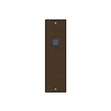 Sun Valley Bronze P-2208-8IML-TPC/P-F2208-8IML-TPC - 2 1/2'' x 8 3/4'' Burlap interior mortise lock plate w/turn piece.