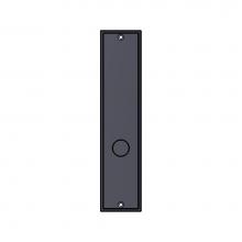Sun Valley Bronze P-2210PP - 2 1/2'' x 10'' Burlap push plate.