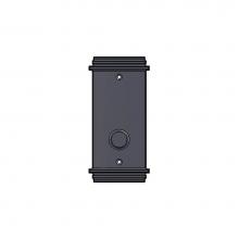 Sun Valley Bronze P-346OH-MB-TPC/P-F346OH-MB-TPC - 3 3/8'' x 7'' Hampton mortise bolt plate w/turn piece.