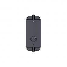 Sun Valley Bronze P-366OH/P-F366OH - 3'' x 7 1/2'' Deco passage plate.