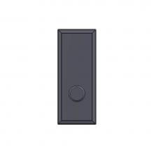Sun Valley Bronze P-406OH-PR/P-F406OH-PR - 2 1/2'' x 6 3/16''  Bevel Edge privacy plate.