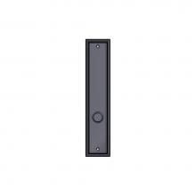 Sun Valley Bronze P-423-8IML-ERC/P-F423-8IML-ERC - 2 1/2'' x 12'' Ridge interior mortise lock plate w/emergency release cover.