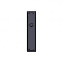 Sun Valley Bronze P-425-8IML-TPC/P-F425-8IML-TPC - 3'' x 13'' Ridge interior mortise lock plate w/turn piece.