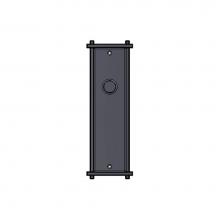 Sun Valley Bronze P-451-8IML-TPC/P-F451-8IML-TPC - 3 1/2'' x 10 1/2'' Trellis interior mortise lock plate w/turn piece.