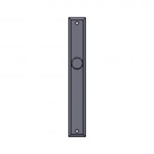 Sun Valley Bronze P-811PP - 1 1/2'' x 10 1/2'' Bevel Edge push plate.