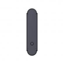 Sun Valley Bronze P-A602ML - 3 1/2'' x 15 1/4'' Arch mortise lock passage plate.