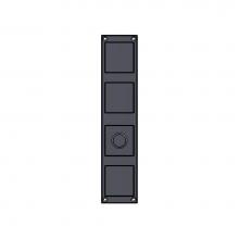Sun Valley Bronze PP-1811 - 2 1/2'' x 11 3/4'' Squares push plate.