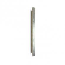 Sun Valley Bronze PP-1910 - 2 1/2'' x 10'' Corduroy push plate.
