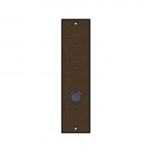 Sun Valley Bronze PP-2210 - 2 1/2'' x 10'' Burlap push plate.
