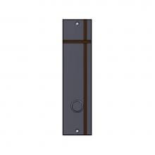 Sun Valley Bronze PP-WH1610LH - 2 1/2'' x 10'' Horizontal Inlay push plate. Left hand.