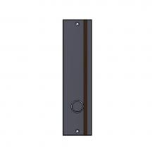 Sun Valley Bronze PP-WV1610LH - 2 1/2'' x 10'' Vertical Inlay push plate. Left hand.