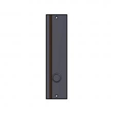 Sun Valley Bronze PP-WV1610RH - 2 1/2'' x 10'' Vertical Inlay push plate. Right hand.