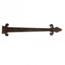 Sun Valley Bronze SH-FDL24 - 24'' Dummy Fleur de Lis strap hinge.