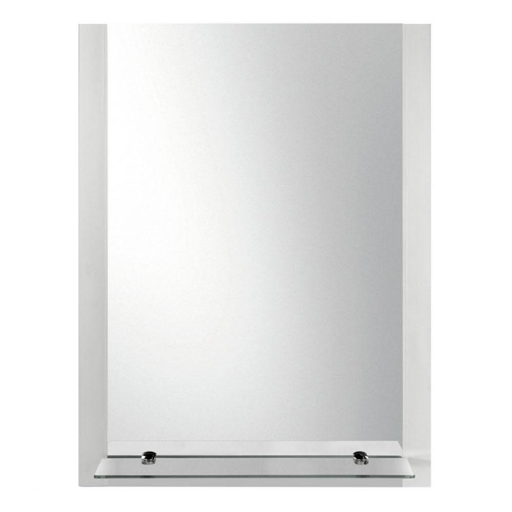 Melanie Mirror with Side Parallel Frosting