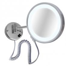 LaLoo Canada 2010 BN LED - Magnification Mirror 5x LED Lit Plugin - Chrome