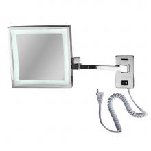 LaLoo Canada 2020C LED - Magnification Mirror 3x LED 6000K Lit Plugin - Chrome