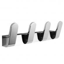 LaLoo Canada 7116-4C - 4 Hook Strip - Chrome