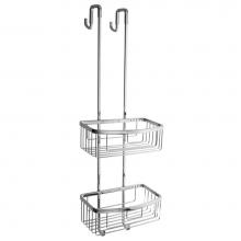 LaLoo Canada 9101C - Double Wire Basket with 2 hooks - Chrome