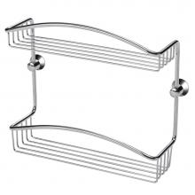 LaLoo Canada 9107C - Double Wire Basket - Chrome