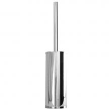 LaLoo Canada 9301C - Round Bowl Brush and Holder - Chrome