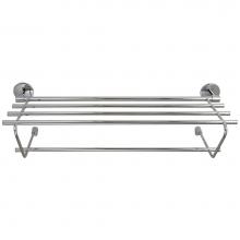 LaLoo Canada CR3862C - Classic-R Towel Shelf with Single Bar Chrome