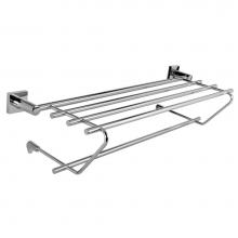 LaLoo Canada H2662C - Hero Towel Shelf with Single Towel Bar - Chrome