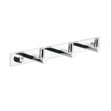 LaLoo Canada 8156-3C - 3 Hook Strip - Chrome