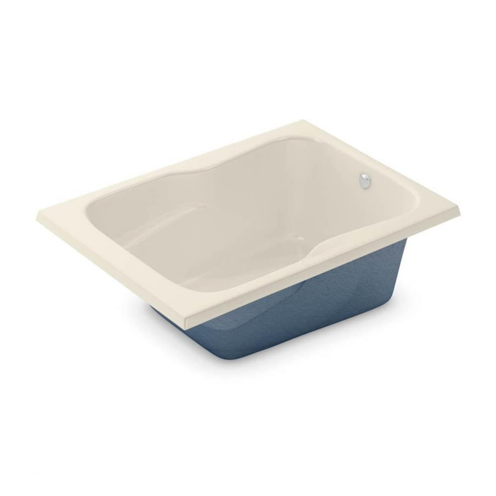 SB-3672 AcrylX Drop-in End Drain Homestead Bath in Bone