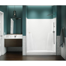 Aker 141385-000-004 - NF 6034 SH AcrylX Alcove Center Drain One-Piece Shower in Bone