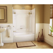 Aker 142000-000-002-095 - KDTS 2954 AcrylX Alcove Right-Hand Drain Four-Piece Tub Shower in White