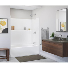 Aker 141511-000-002-001 - Icon TS6036 Acrylx Alcove Left Hand Drain One-Piece Tub Shower in White