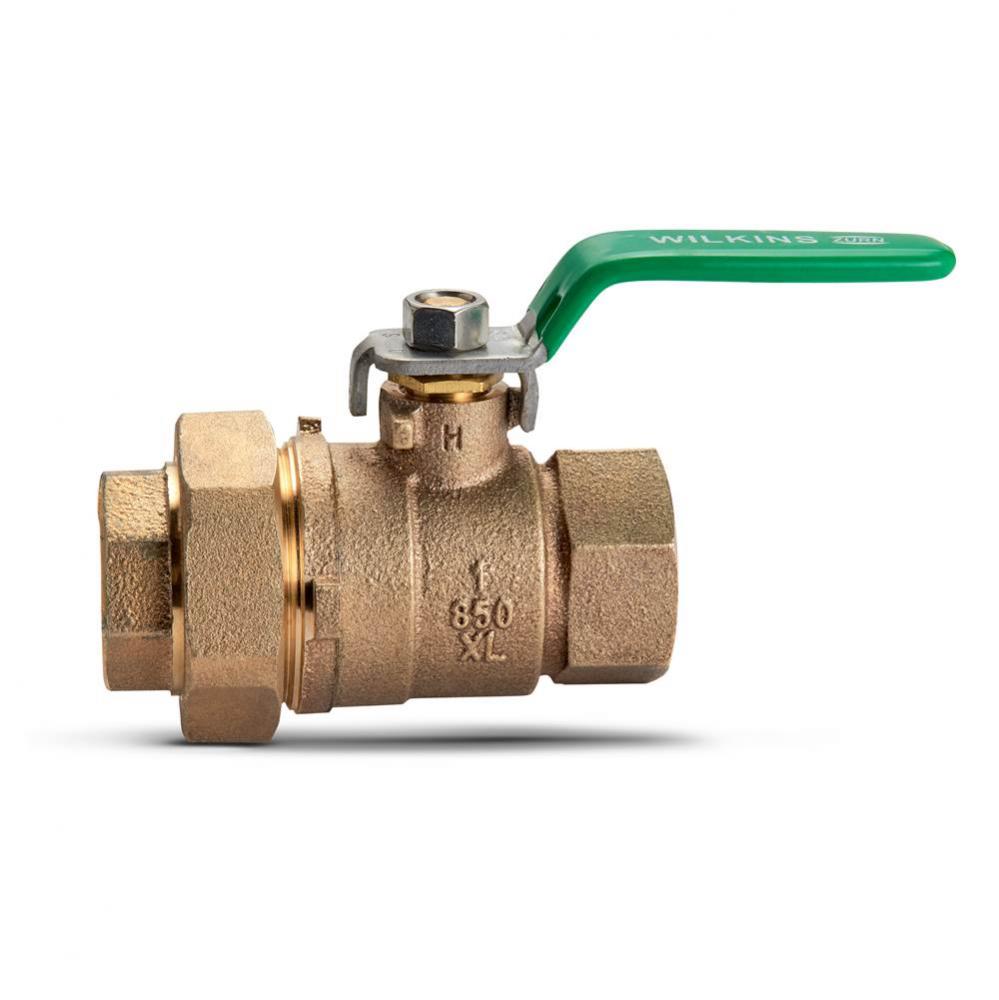 Ball Valve, Lead-Free, FNPT Union x FNPT