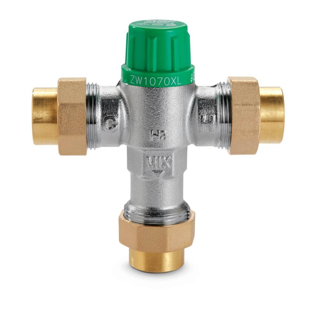 Thermostatic Mixing Valve, Lead-Free,  Female CU SWT, ASSE1016, ASSE1070