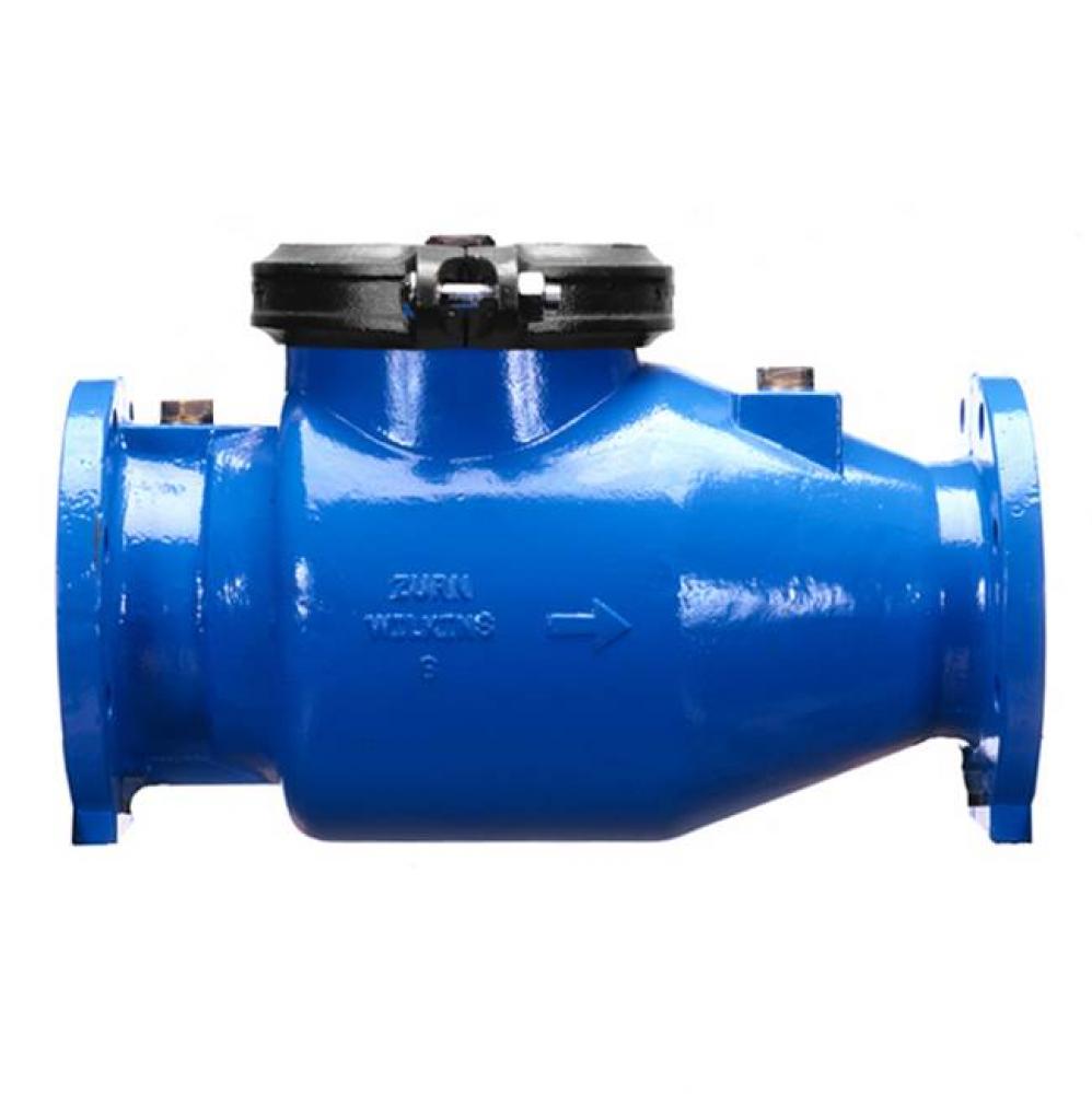 Single Check Valve Detector Assy, Flanged x Flanged, Less Meter