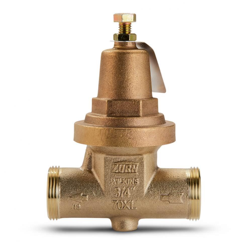 Pressure Reducing Valve, Lead-Free, FNPT x FNPT, Less Union Nut & Tailpiece