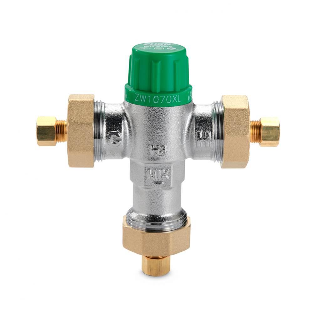 Thermostatic Mixing Valve, Lead-Free, Compression, ASSE1016, ASSE1070