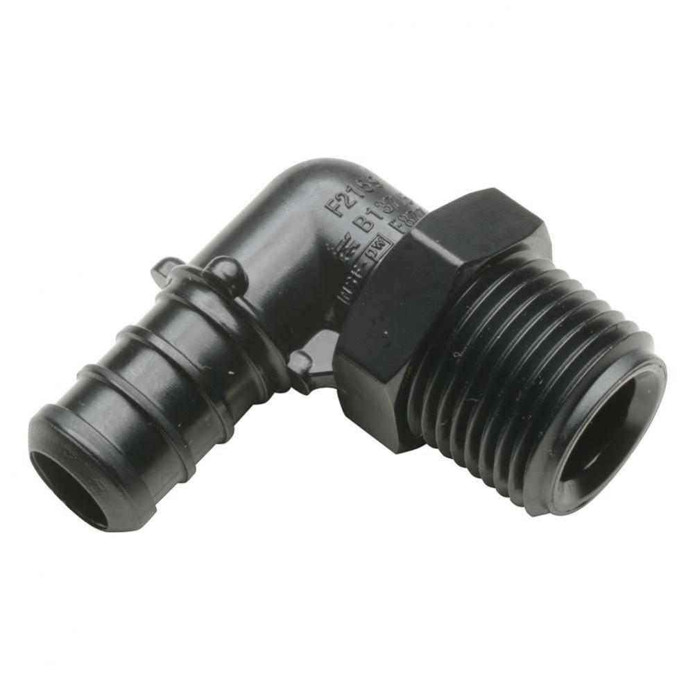 Polymer Elbow (Swivel) - 1/2'' Barb x 1/2'' FPT