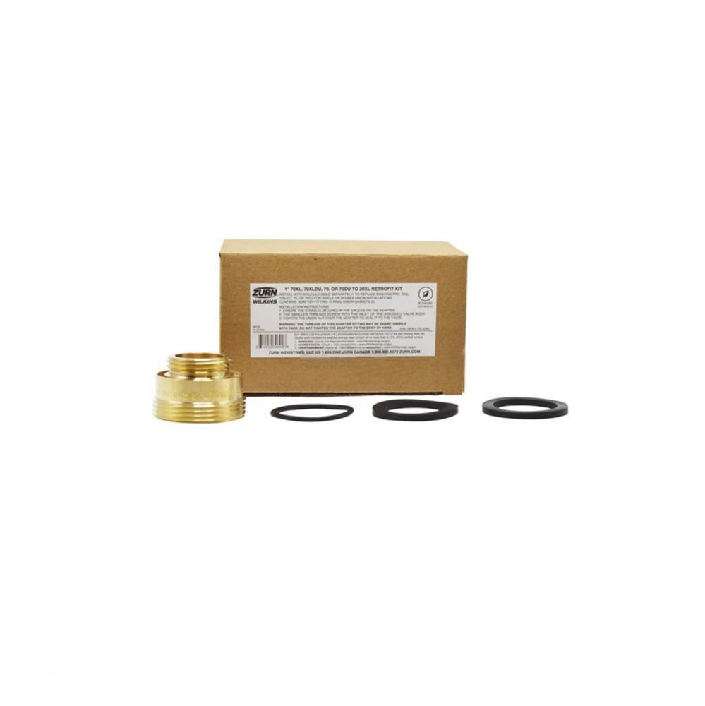 1'' 20XLDULU Retrofit kit to replace 70XL 70XLDU 70 70DU, Lead Free