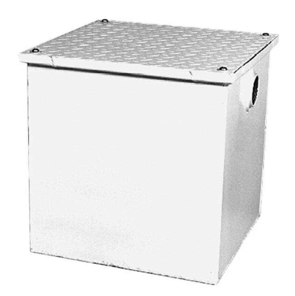 ARC Large Fabricated Steel Solids Interceptor w/2'' Threaded Connections