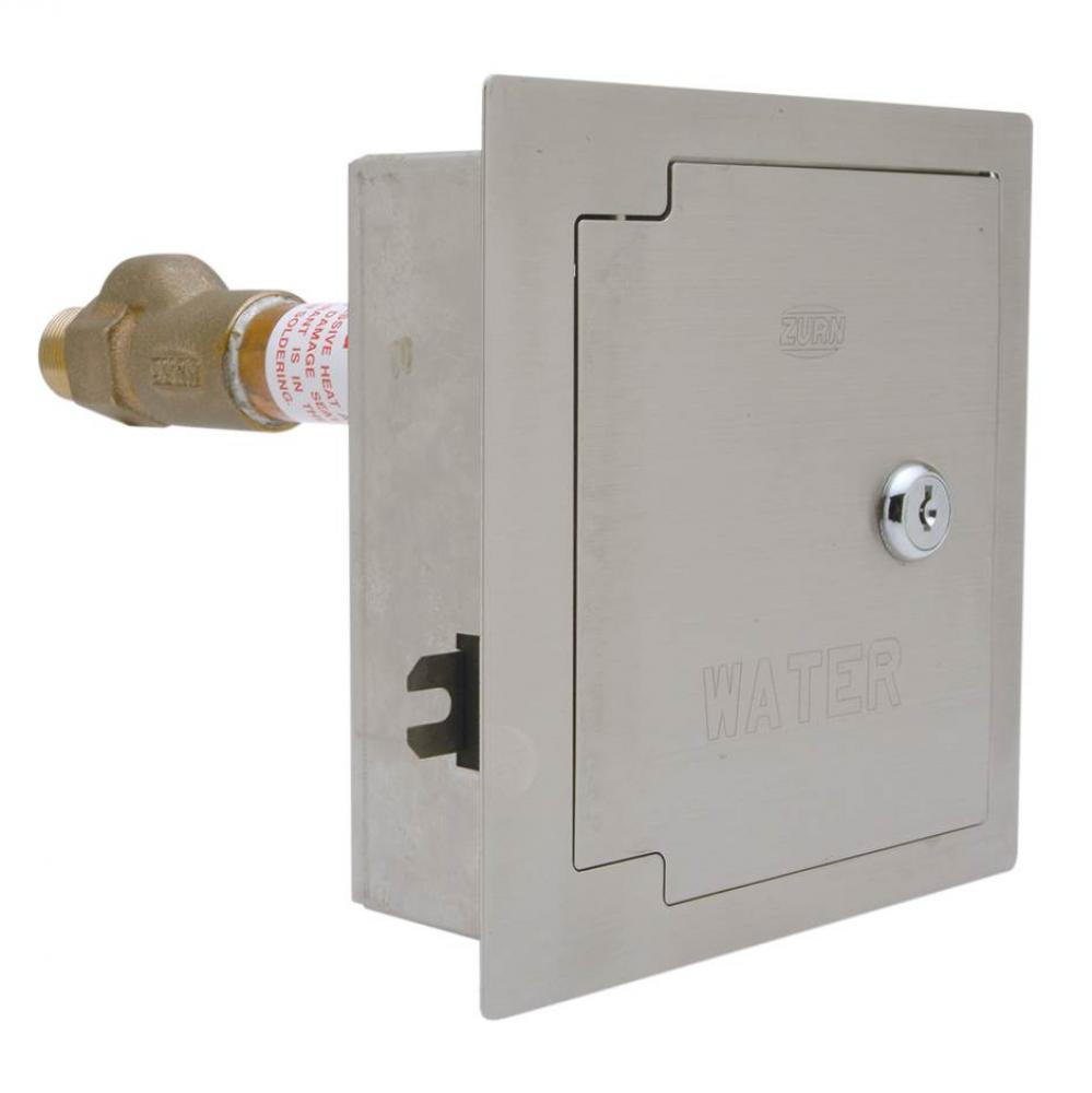 Z1320-CXL, Chrome-Plt. Br. Encased Non-Freeze LeadFree Wall Hydrant, 6'' Wall