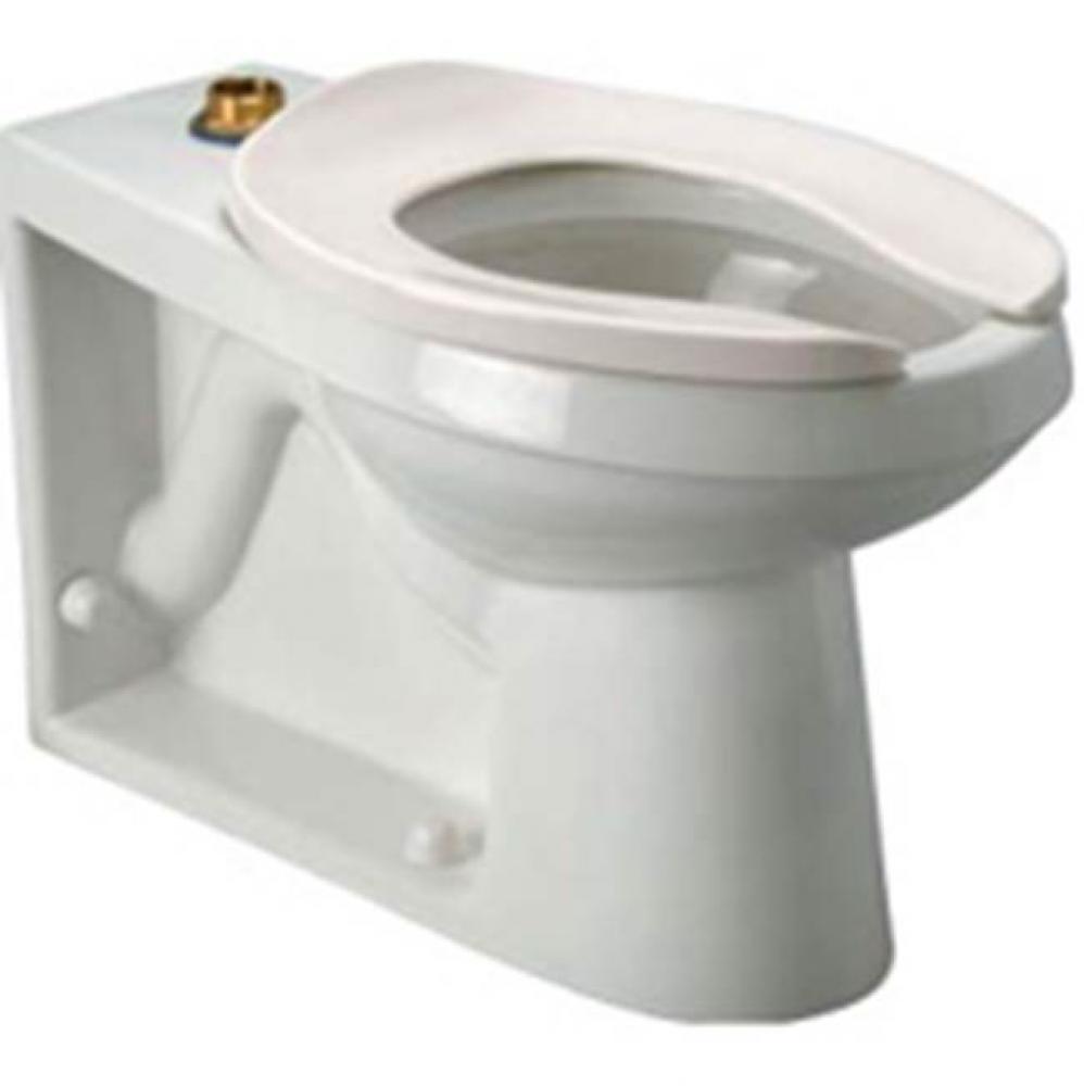 FLOOR MOUNT BACK OUTLET 1.28 HET ADA WC, w/TOP SPUD